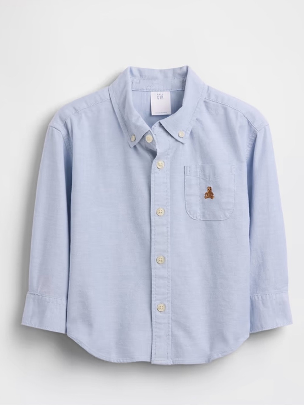 Baby Gap Toddler Oxford button up shirt blue 3 years
